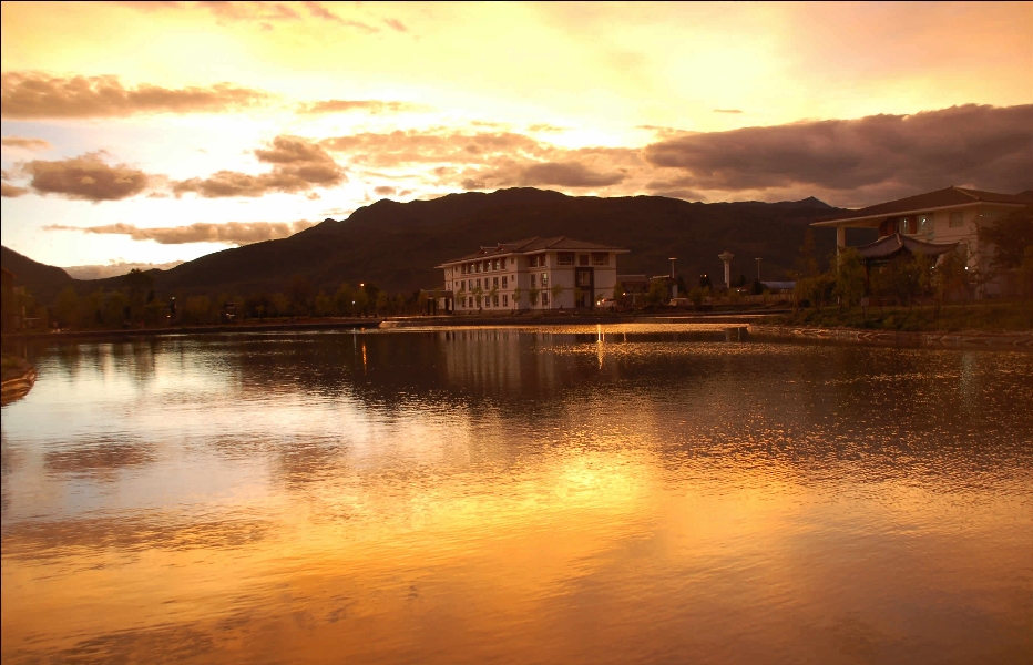 云南大學旅游文化學院——校園景觀圖(冬日校園)