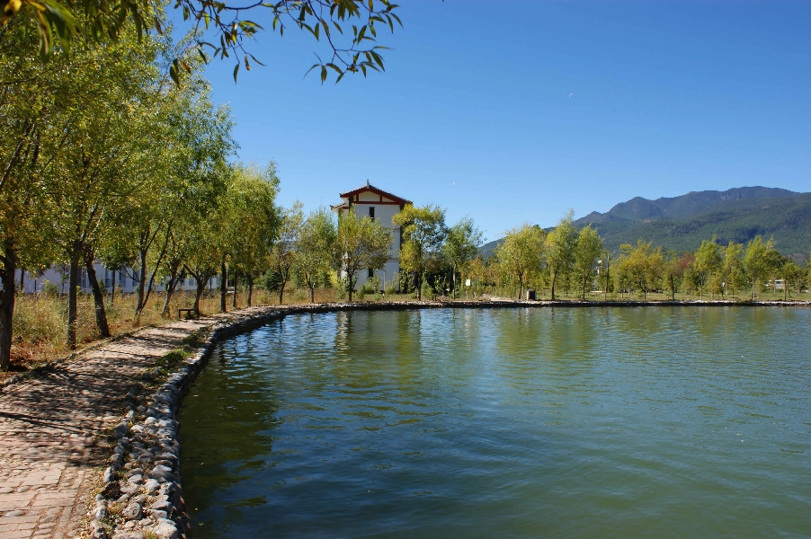 云南大學旅游文化學院——校園景觀圖(階梯)